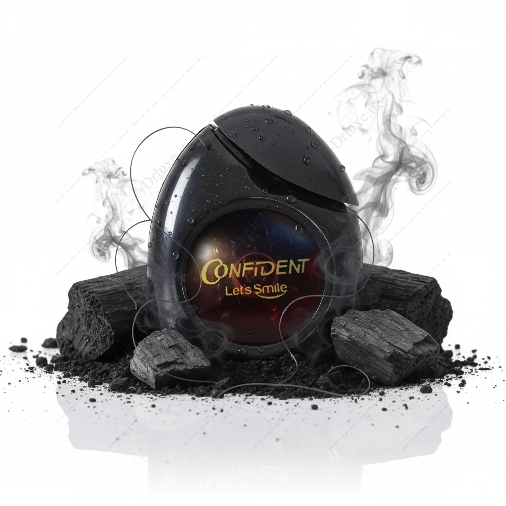 نخ دندان حاوی زغال فعال کانفیدنت 70 متر